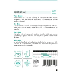 Hortitops Linum - Vlas Blauw - Bloemenzaden - 1 g