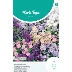 Hortitops Matthiola - Zomerviolier Gemengd - Bloemenzaden - 500 mg