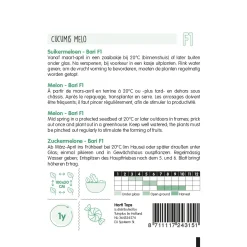 Hortitops Meloenen Oranje Magenta F1 (Wordt Tzt Bari F1) - Groentezaden - 6 stuks