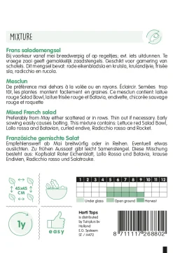 Hortitops Mesclun - Frans Salademengsel - Groentezaden - 5 g