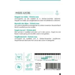 Hortitops Myosotis - Vergeet-Me-Nietje Victoria Rose - Bloemenzaden - 250 mg