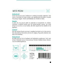 Hortitops Nepeta - Kattenkruid - Bloemenzaden - 250 mg