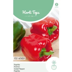 Hortitops Paprika Yolo Wonder - Groentezaden - 1.5 g