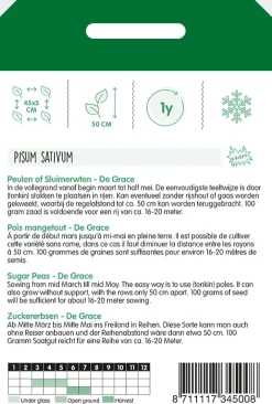 Hortitops Peulen De Grace - Laag - Groentezaden - 100 g