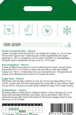 Hortitops Peulen Heraut - Groentezaden - 100 g