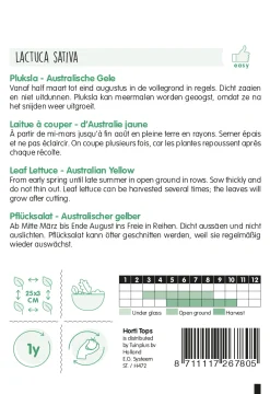 Hortitops Pluksla Australische Gele - Groentezaden - 10 g