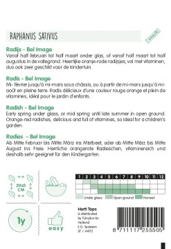 Hortitops Radijs Bel Image - Groentezaden - 8 g