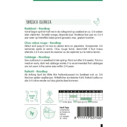 Hortitops Rode Kool Roodkop - Groentezaden - 2 g