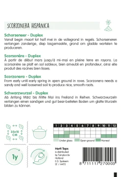 Hortitops Schorseneren Duplex - Groentezaden - 5 g