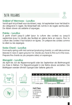 Hortitops Snijbiet Lucullus - Groentezaden - 5 g