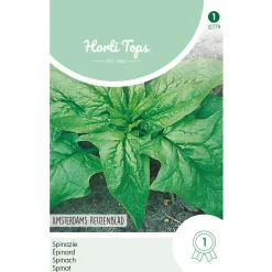Hortitops Spinazie Amsterdams Reuzenblad - Groentezaden - 15 g