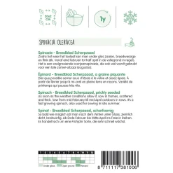 Hortitops Spinazie Breedblad Scherpzaad - Groentezaden - 250 g