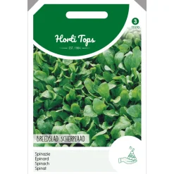 Hortitops Spinazie Breedblad Scherpzaad - Groentezaden - 50 g