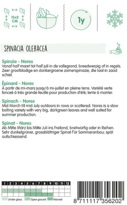 Hortitops Spinazie Nores Type Viking - Groentezaden - 100 g