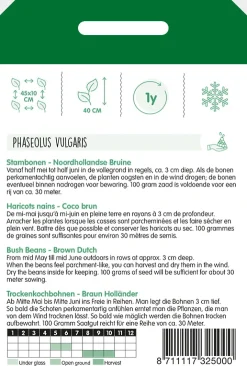 Hortitops Stambonen Bruine Noordhollandse - Groentezaden - 100 g