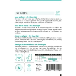 Hortitops Tagetes - Lage Afrikaan Mr. Moonliggeel - Bloemenzaden - 500 mg