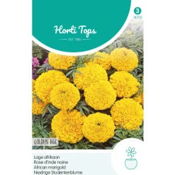 Hortitops Tagetes - Lage Afrikaan Golden Age - Bloemenzaden - 500 mg