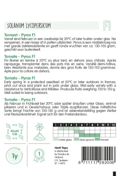 Hortitops Tomaten Pyros F1 - Groentezaden - 20 stuks