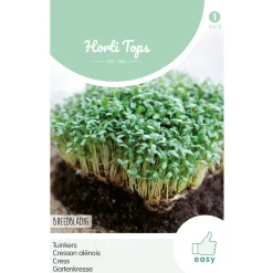 Hortitops Tuinkers Breedbladig - Kruidenzaden - 15 g