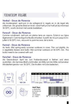 Hortitops Venkel Doux De Florence - Groentezaden - 2 g