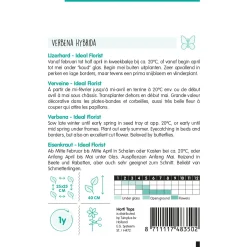 Hortitops Verbena - Ijzerhard Ideal Florist Gemengd - Bloemenzaden - 500 mg