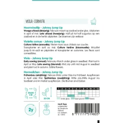 Hortitops Viola - Hoornviooltje Johnny Jump Up - Bloemenzaden - 300 mg
