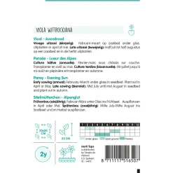 Hortitops Viola - Viool Avondrood - Bloemenzaden - 400 mg