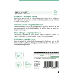 Hortitops Wittekool Langedijker Bewaar - Groentezaden - 2 g