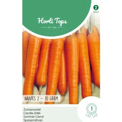 Hortitops Wortelen Nantes 2 - Halflange - Groentezaden - 10 g