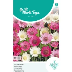 Hortitops Xeranthemum - Papierbloem Gemengd - Bloemenzaden - 1 g