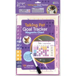 Hunger For Words Talking Pet Scorebord - Hondenspeelgoed - Paars Multi-Color