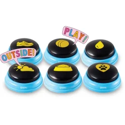 Hunger For Words Talking Pet Belangrijke Woorden - Hondenspeelgoed - Blauw Zwart