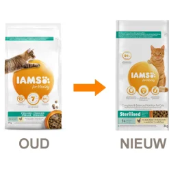 Iams Cat Adult Sterilised Kip - Kattenvoer