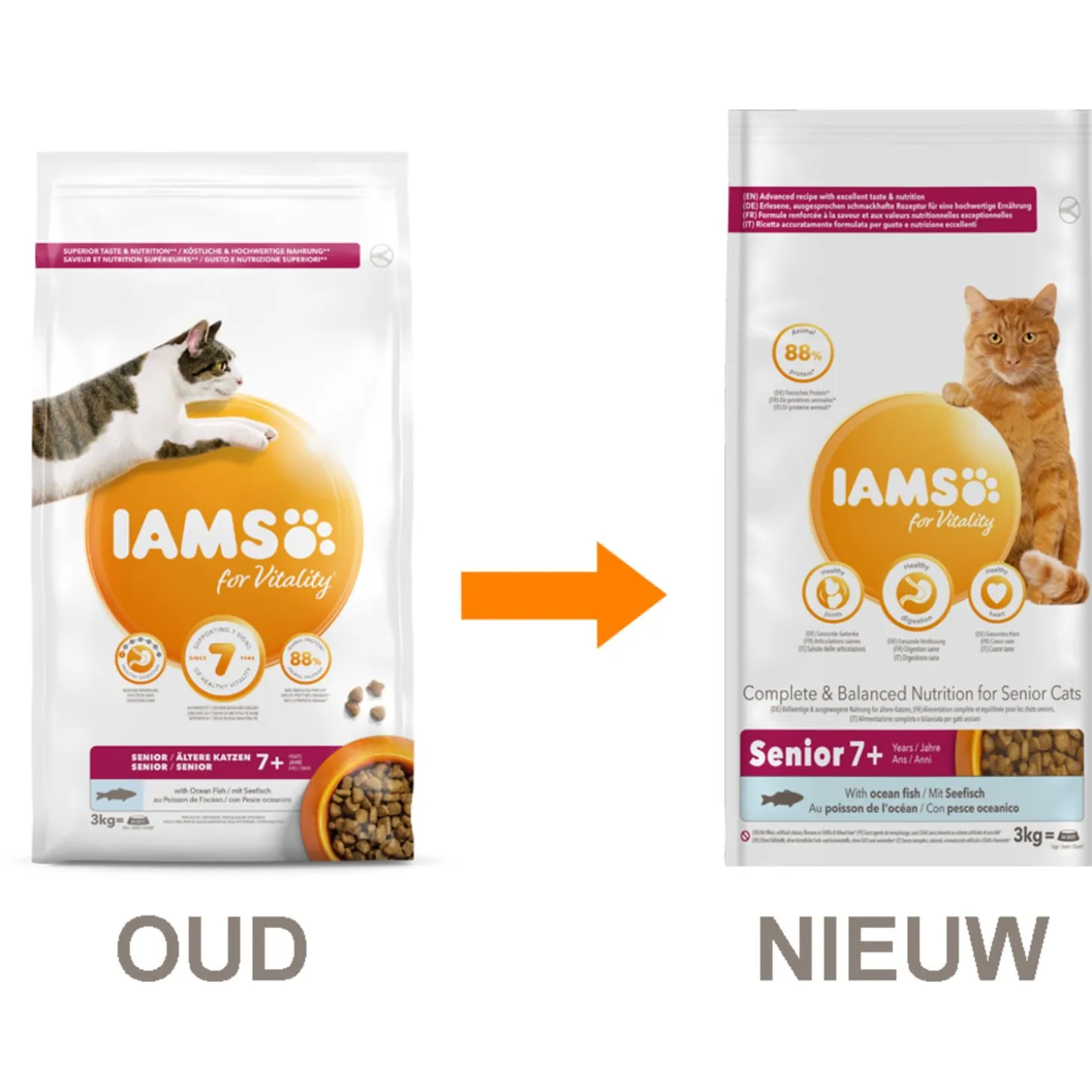 Iams Cat Senior 3 kg - Kattenvoer
