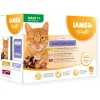 Iams Delights Land Collection In Saus - Multipack - Kattenvoer - Kip Lam Rund 12x85 g