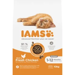 Iams Kitten & Junior Kip - Kattenvoer