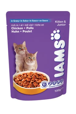 Iams Kitten Pouch - Kattenvoer - Kip 100 g