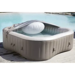 Infinite Opblaasbaar Drijfkussen - Easy Set Baden - 40x100 cm Wit