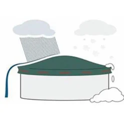 Infinite Opblaasbaar Drijfkussen - Easy Set Baden - 40x100 cm Wit