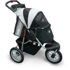 Innopet Hondenbuggy Comfort Efa - Hondentrolley - 46x31x88 cm Zwart Grijs
