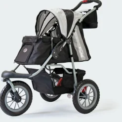 Innopet Hondenbuggy Comfort Efa Eco - Hondentrolley - 96x53x104 cm Zwart Grijs