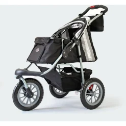 Innopet Hondenbuggy Comfort Efa Eco - Hondentrolley - 96x53x104 cm Zwart Grijs