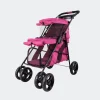 Innopet Hondenbuggy Double Decker - Hondentrolley - Roze Zwart