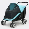 Innopet Hondenbuggy Mamut Including Raincover - Hondentrolley - Ocean Blue Zwart