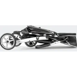 Innopet Hondenbuggy Monaco Geomatric + Regenhoes - Hondentrolley - 85x57x101 cm Zwart