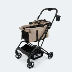 Innopet Hondenbuggy Nomad - Hondentrolley - 78x51x109 cm Taupe Zwart