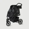 Innopet Hondenbuggy Premium Cozy - Hondentrolley - 78x57x109 cm Zwart Bruin