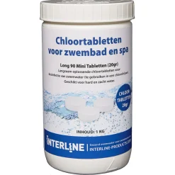 Interline Chloortablet Organisch 20gr - Zwembad-Onderhoud - 1 kg