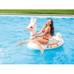Intex Cute Llama Ride-On - Luchtbedden - 135x94x112 cm