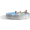 Intex Prism Frame Pool - Ronde Frame Baden - 366x76 cm Grijs